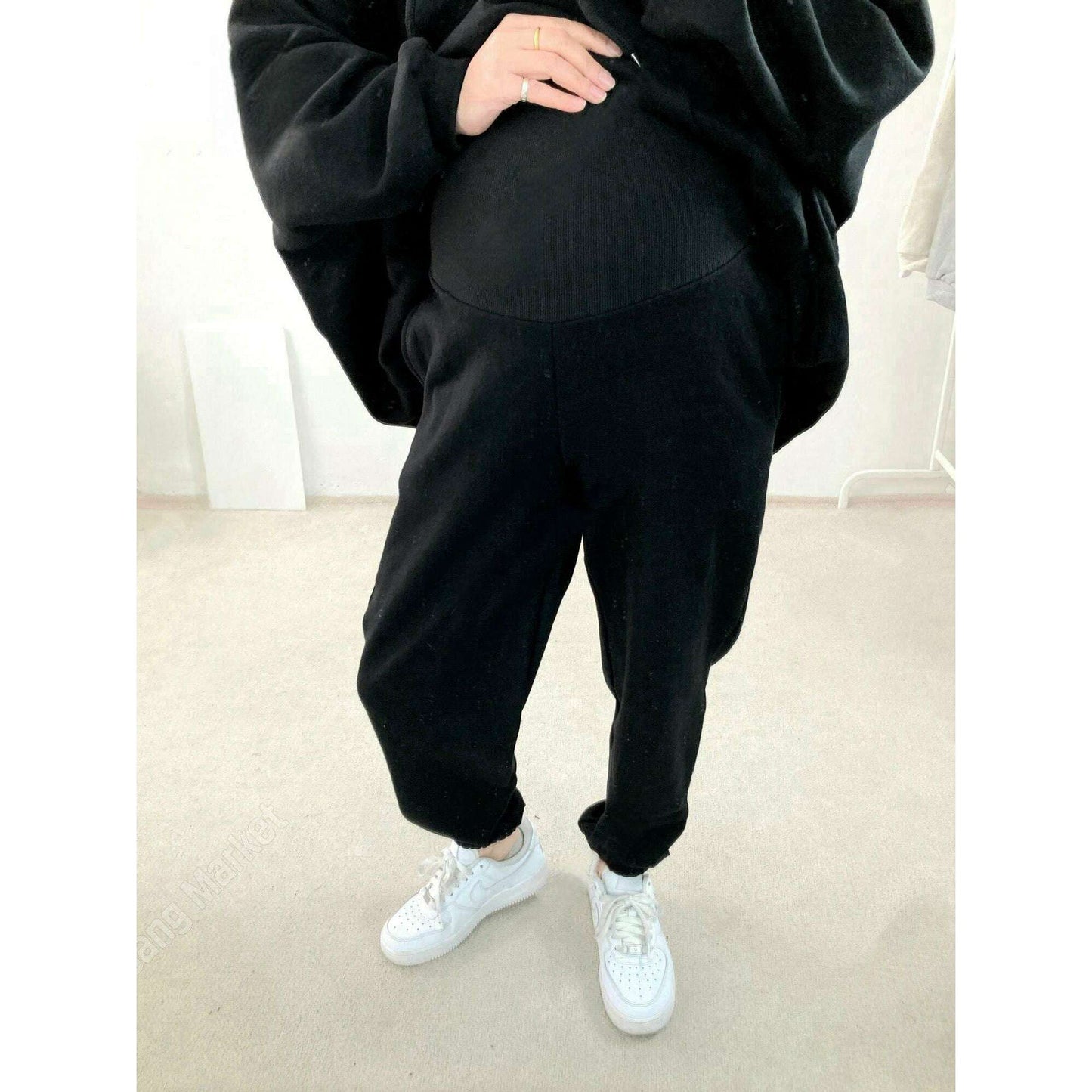 MUMMY.cc:秋冬純棉加厚束腳休閒運動褲