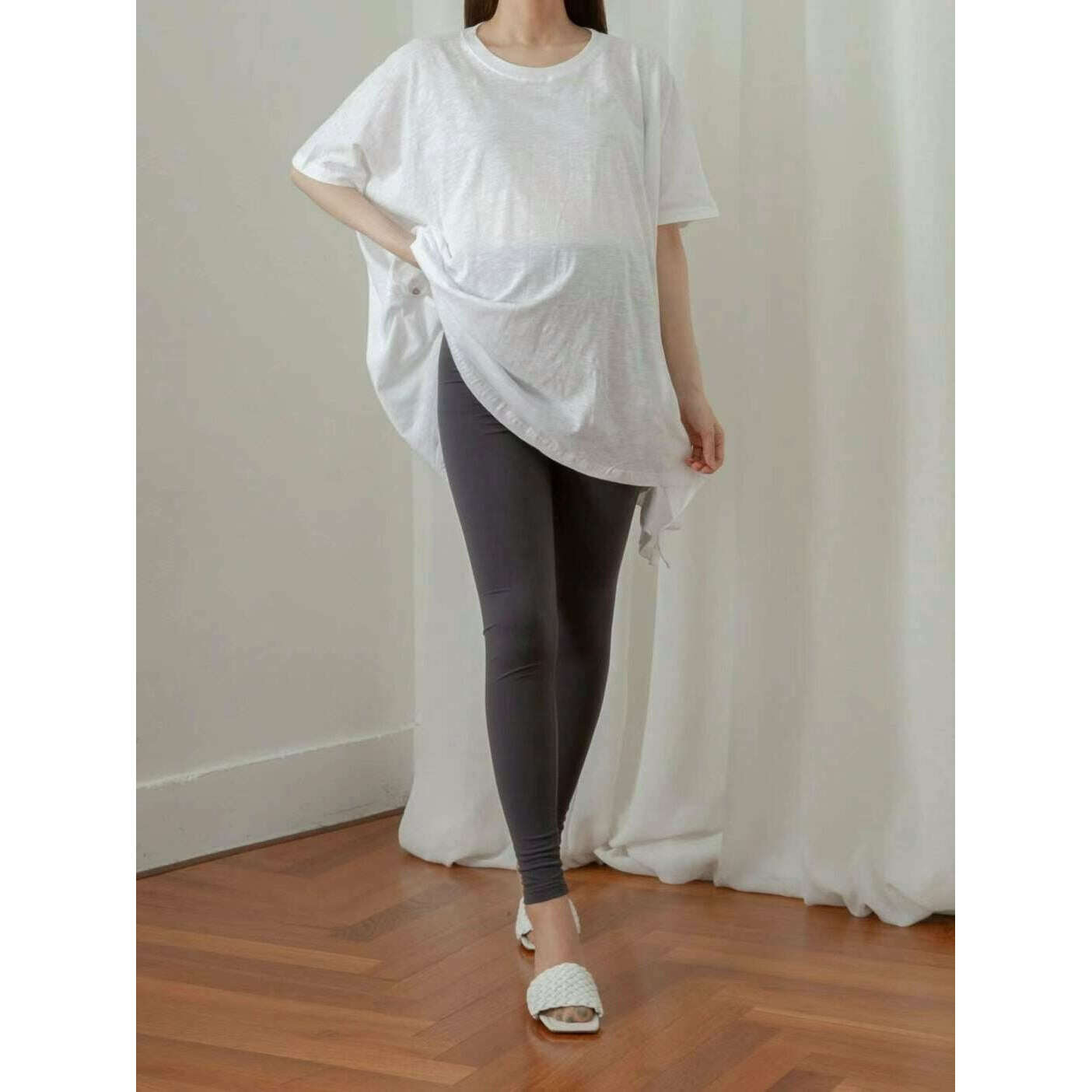 MUMMY.cc:孕婦十分/七分長瑜珈Legging