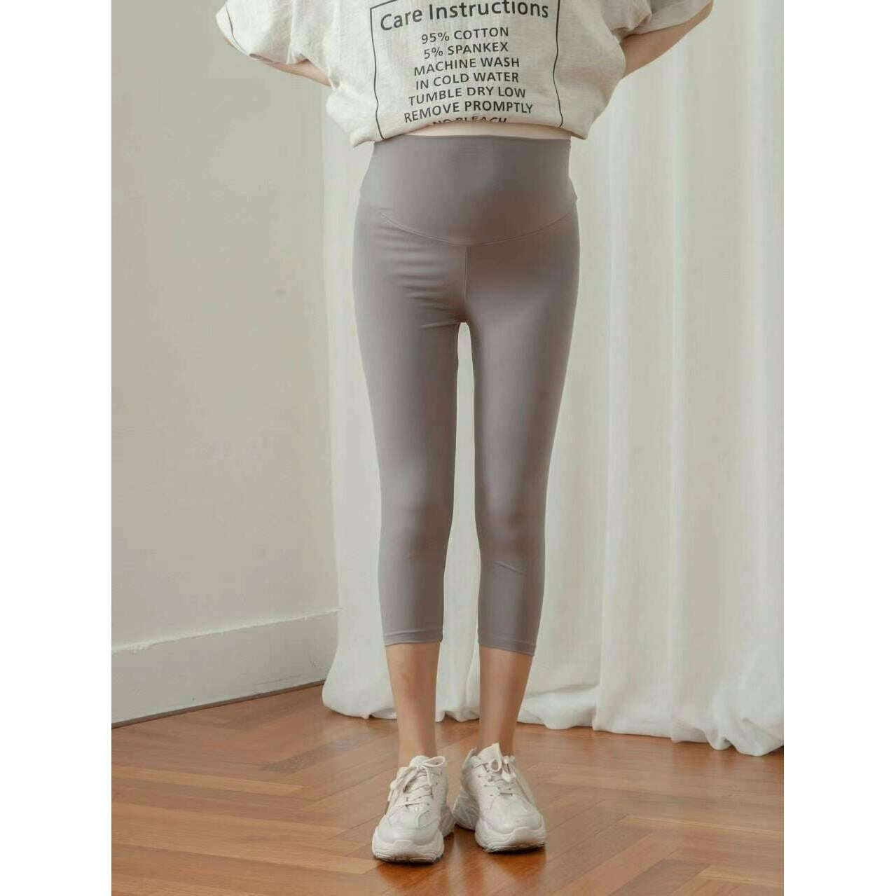 MUMMY.cc:孕婦十分/七分長瑜珈Legging