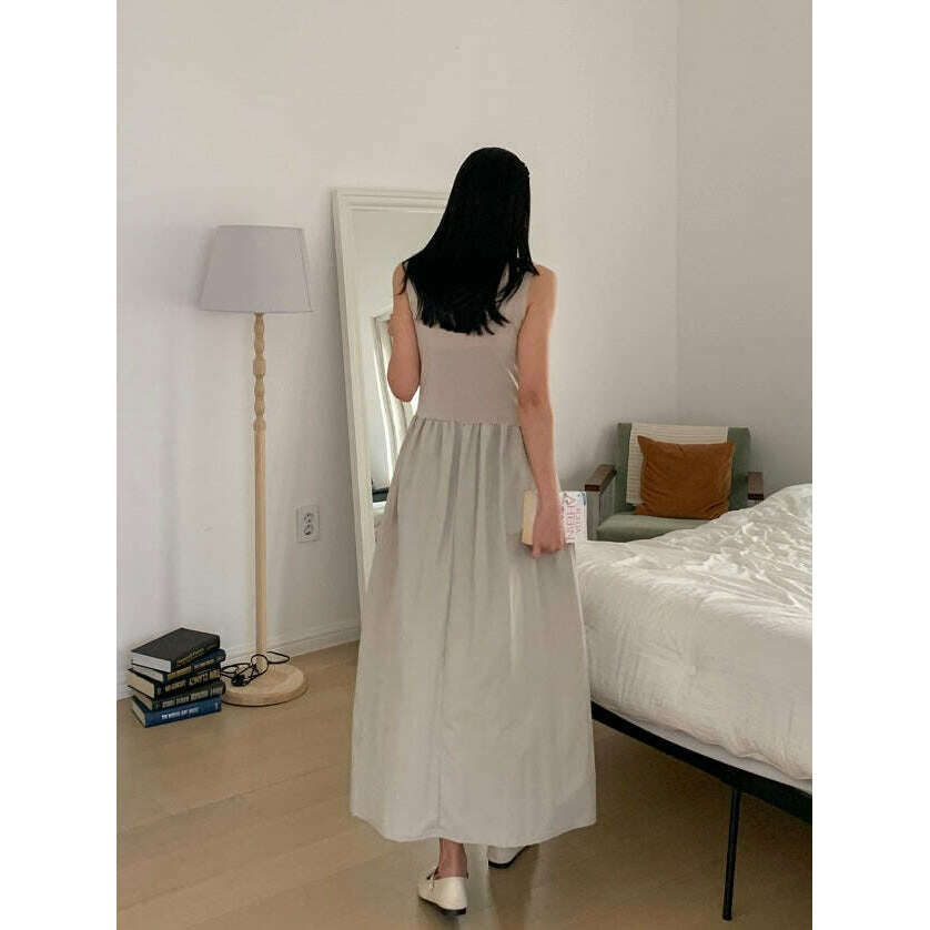MUMMY.cc:拼接背心連身裙