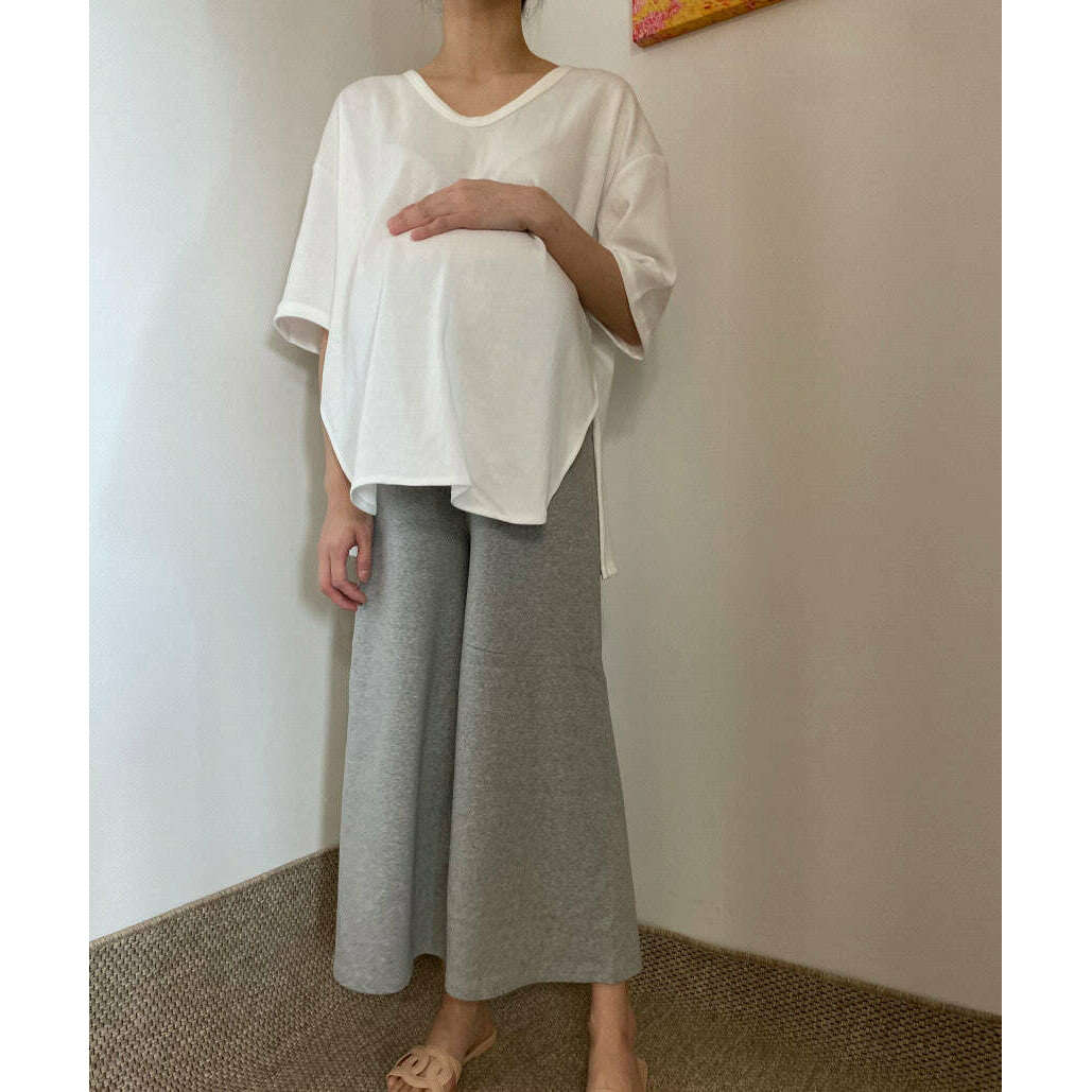 MUMMY.cc:孕婦寬腳休閒舒適褲