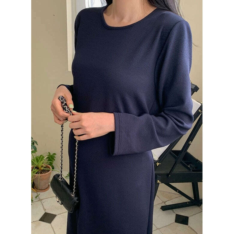 MUMMY.cc:喇叭背褶無皺孕婦裙
