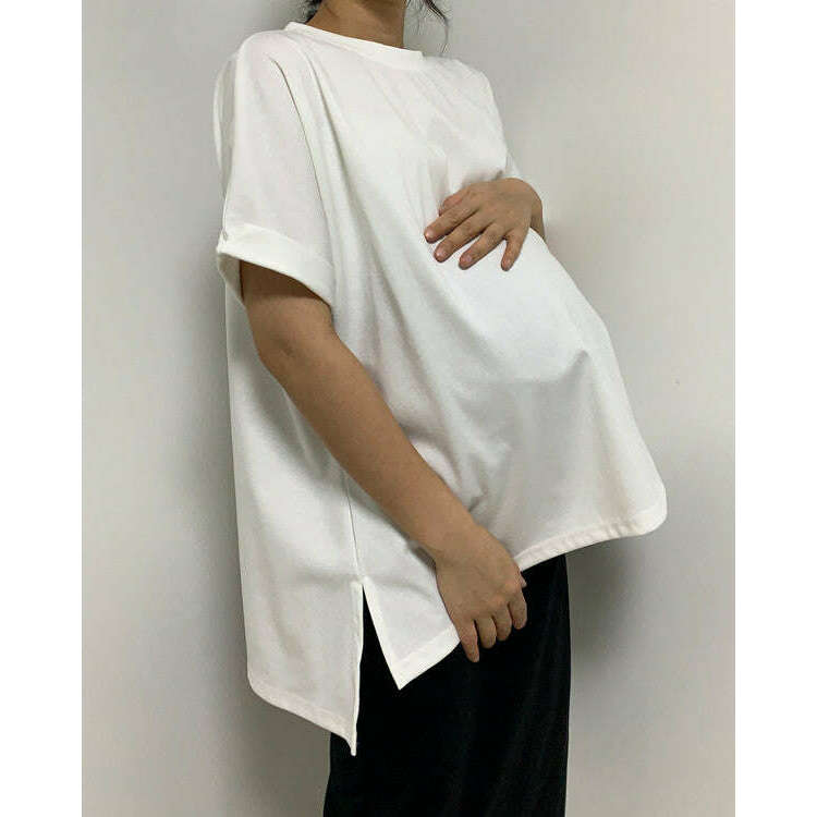 MUMMY.cc:反袖A字寬鬆前短後長上衣