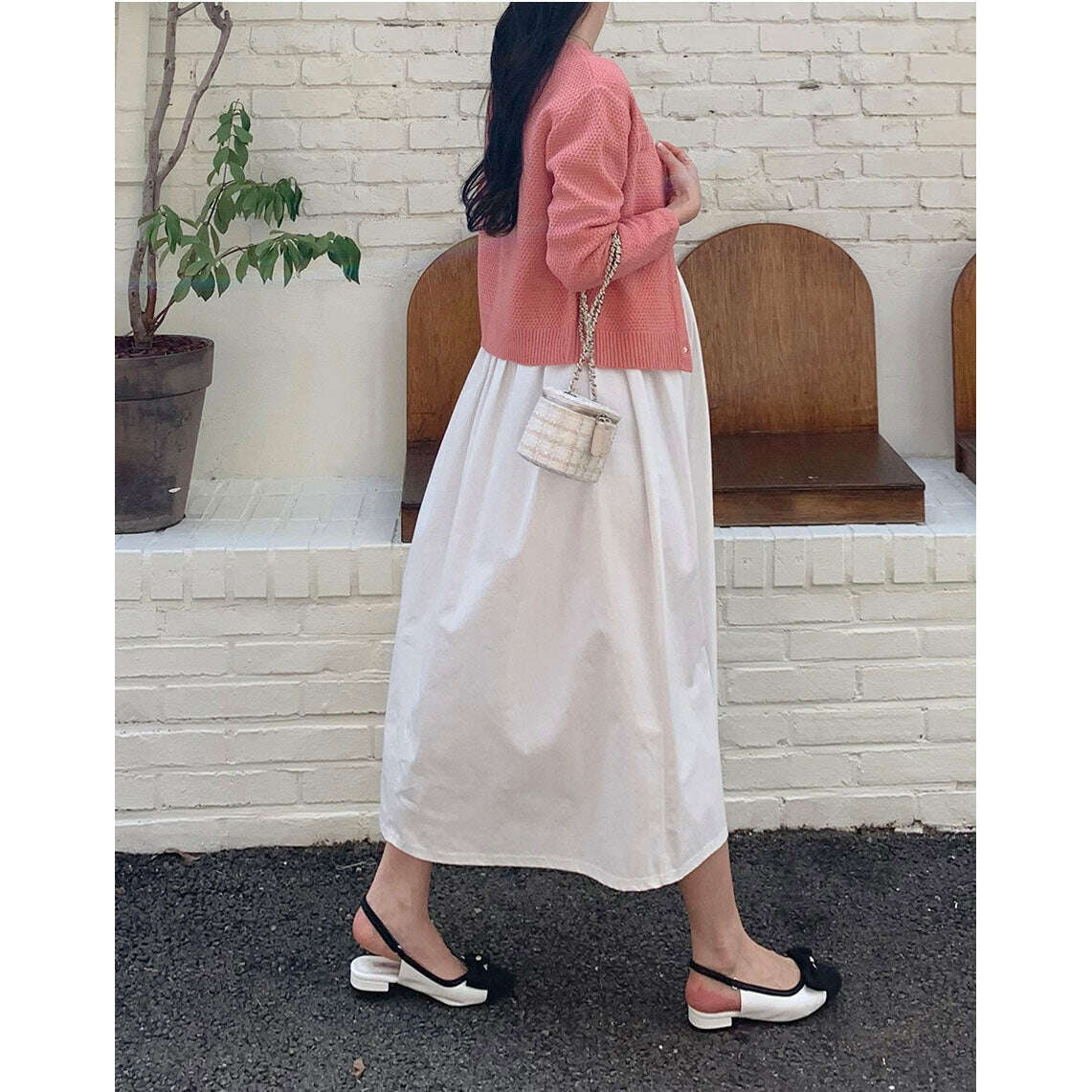 MUMMY.cc:秋季孕婦心領百搭連身裙