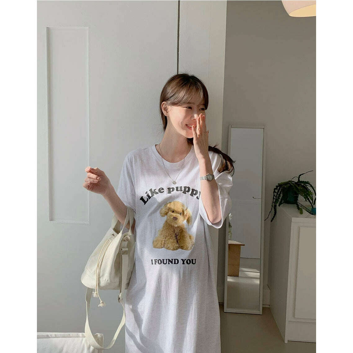 MUMMY.cc:Like Puppy印花連身裙