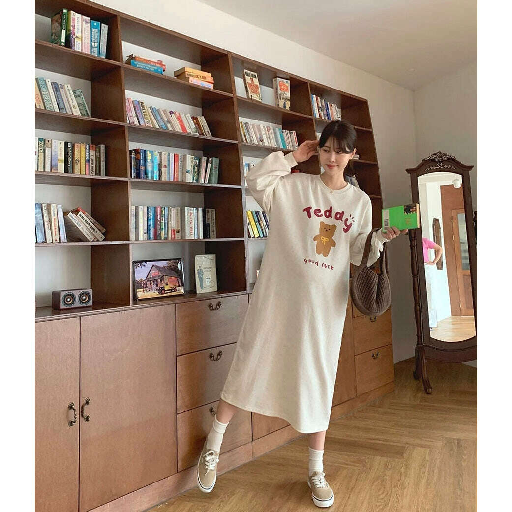 MUMMY.cc:Teddy印花圖案連身裙