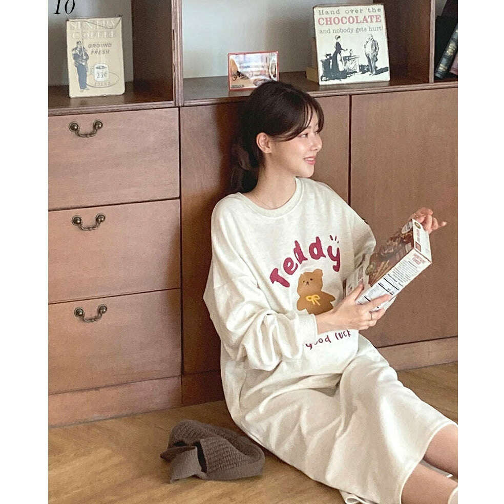 MUMMY.cc:Teddy印花圖案連身裙