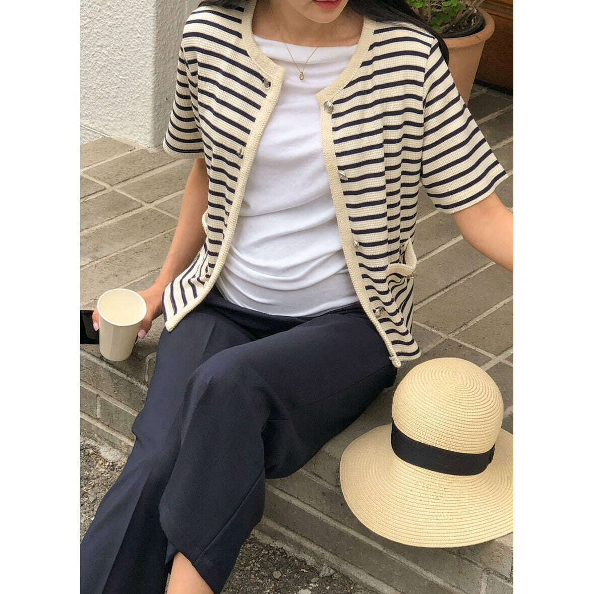 MUMMY.cc:亞麻舒適清涼直筒孕婦褲