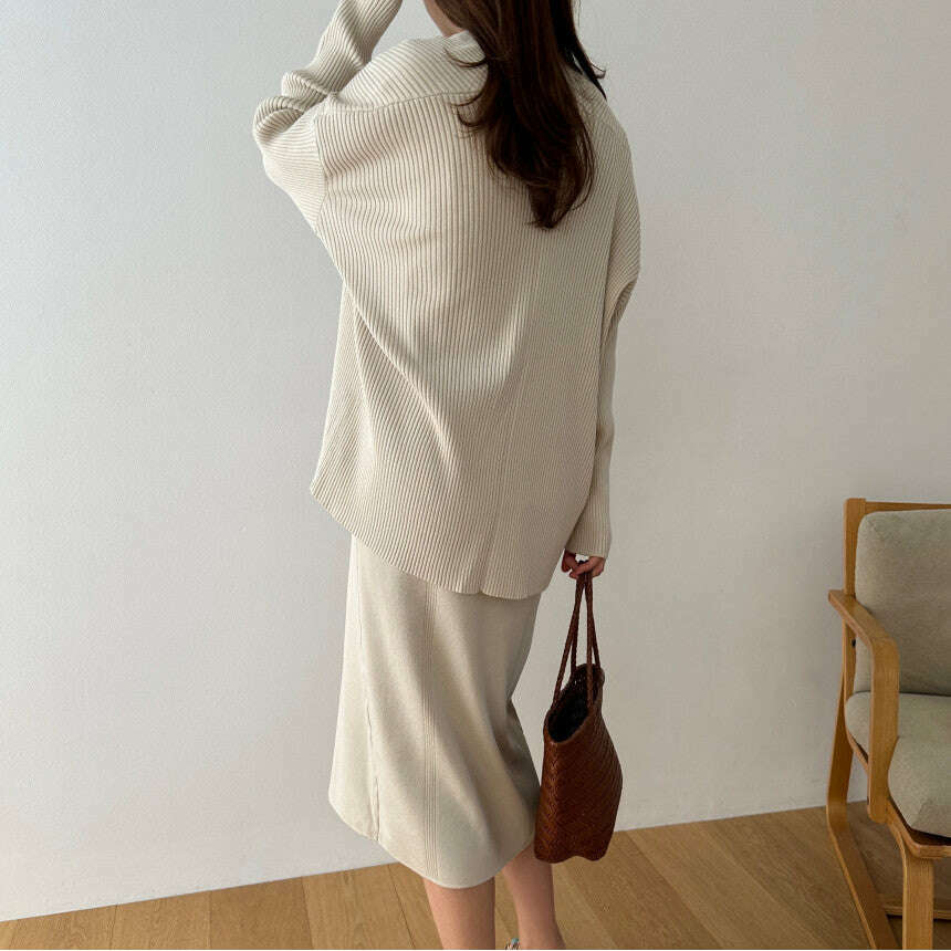 MUMMY.cc:羅紋披肩開衫孕婦裙套裝