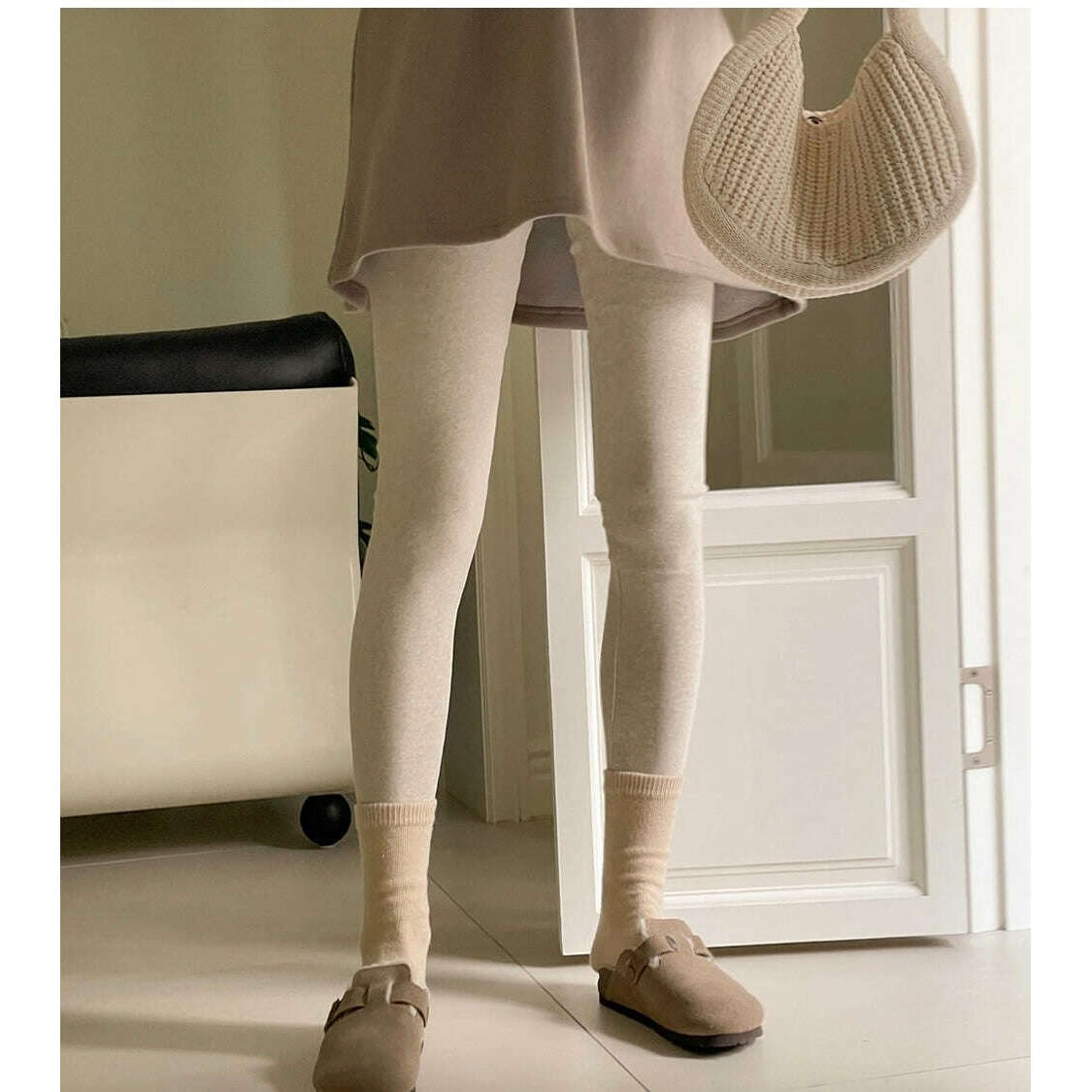 MUMMY.cc:秋冬厚棉拉絨多色孕婦打底legging