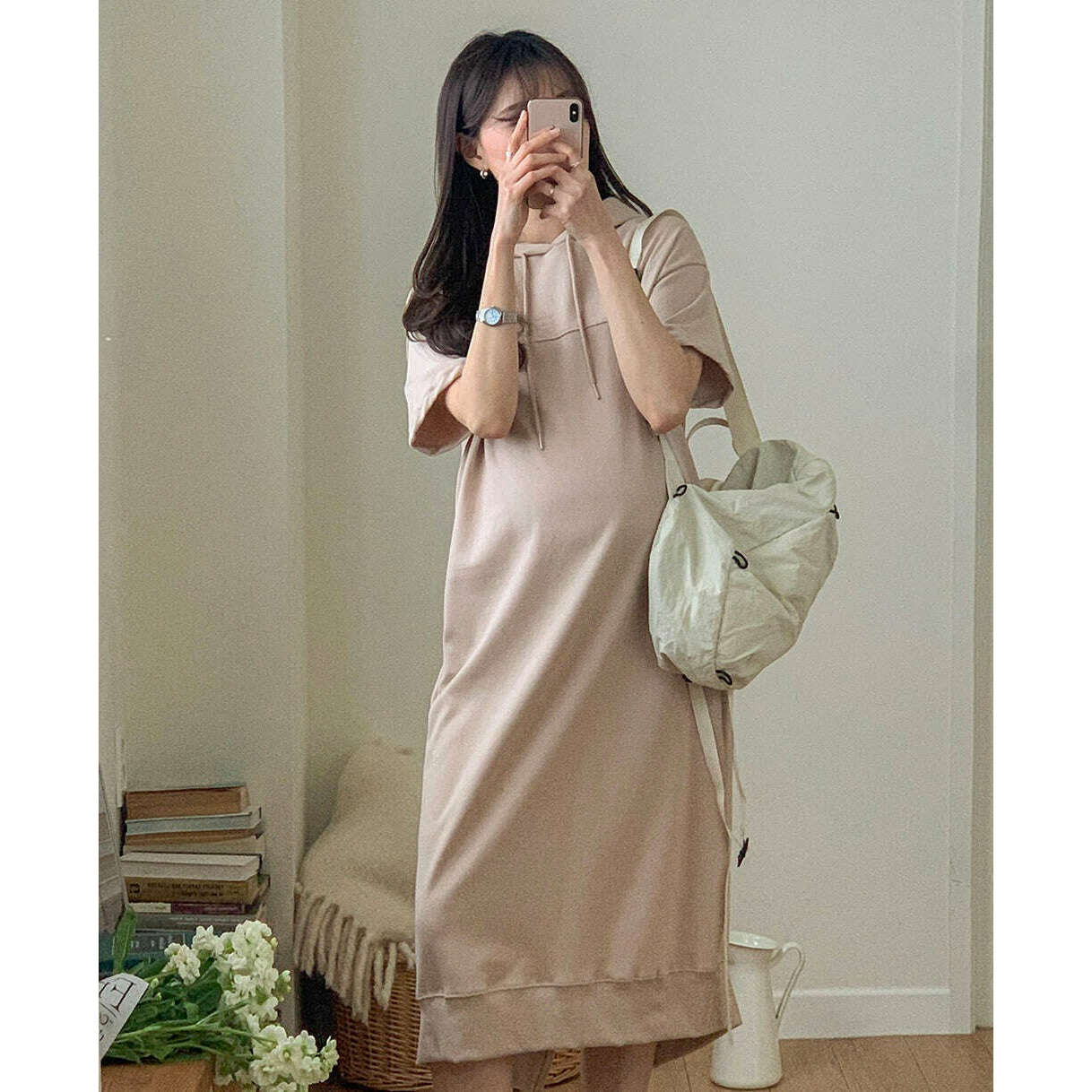 MUMMY.cc:Hood back slit dress