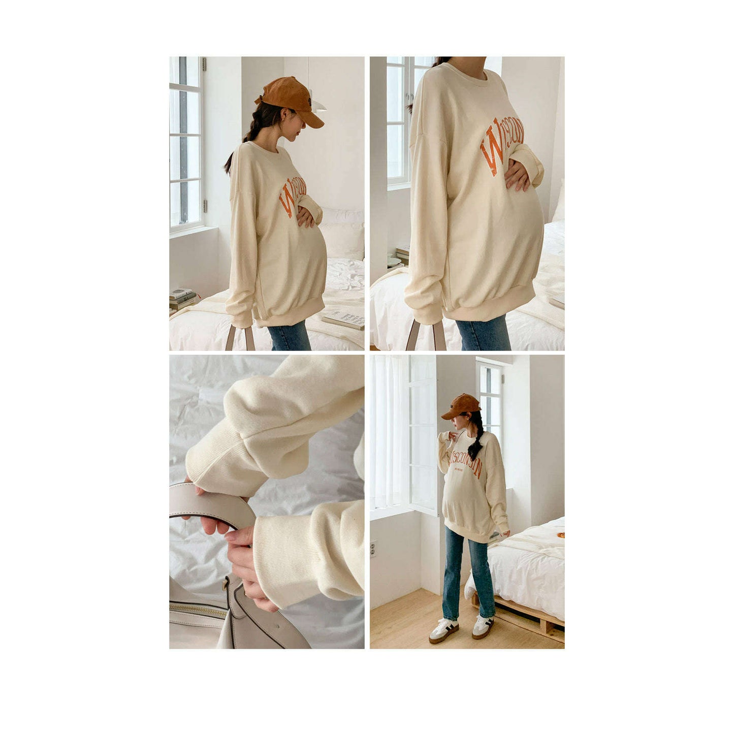 MUMMY.cc:Wisconsin loose fit sweater