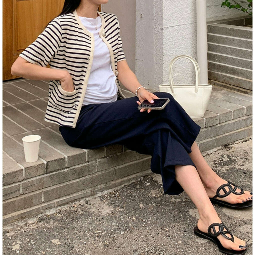 MUMMY.cc:亞麻舒適清涼直筒孕婦褲