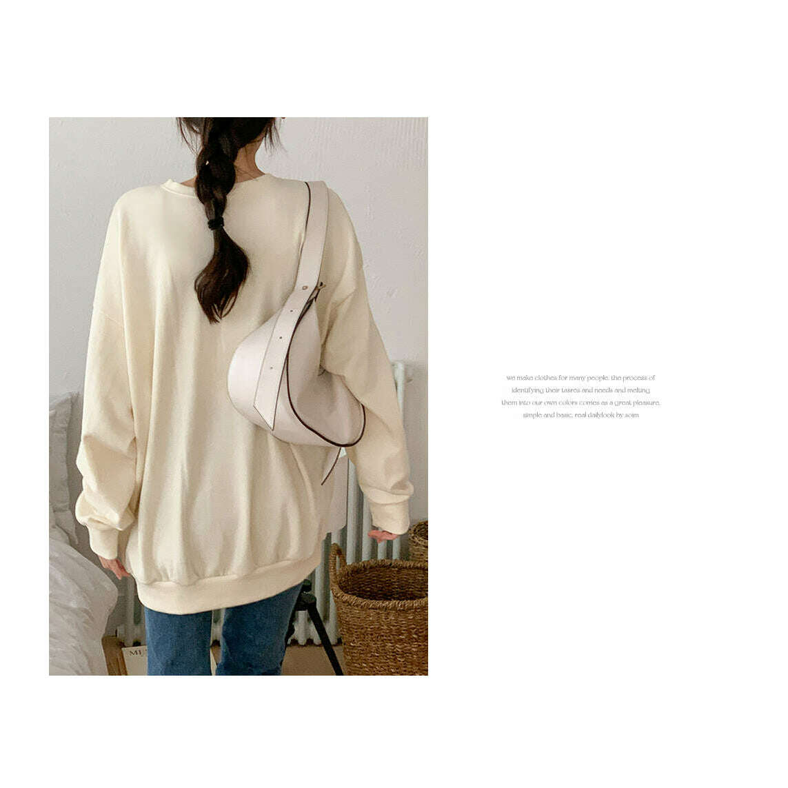 MUMMY.cc:Wisconsin loose fit sweater