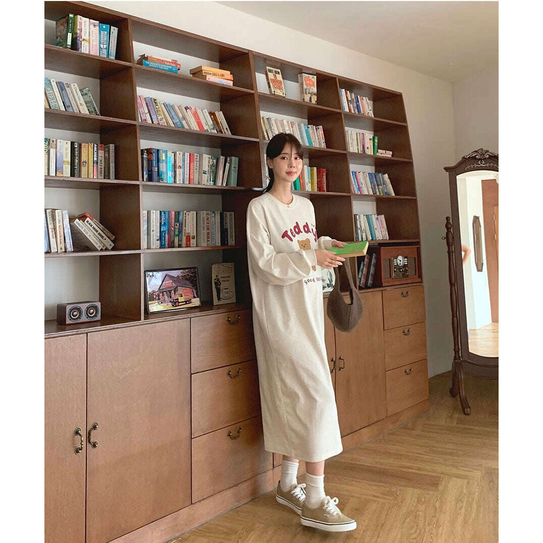 MUMMY.cc:Teddy印花圖案連身裙