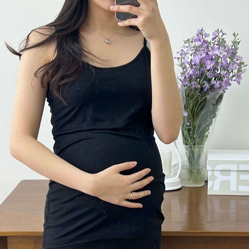 MUMMY.cc:孕婦吊帶打底裙(肩帶可調)