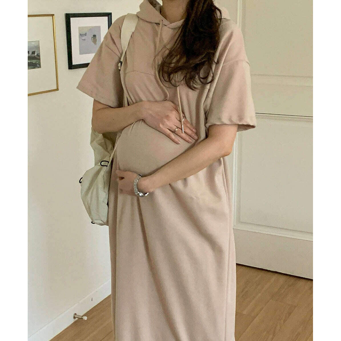 MUMMY.cc:Hood back slit dress