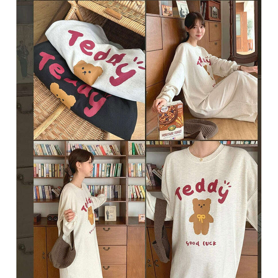 MUMMY.cc:Teddy印花圖案連身裙