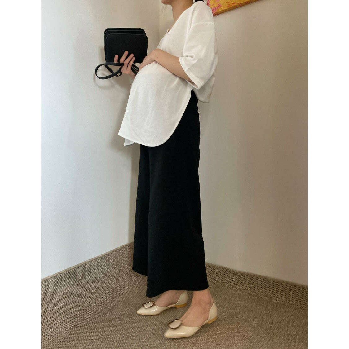 MUMMY.cc:孕婦寬腳休閒舒適褲