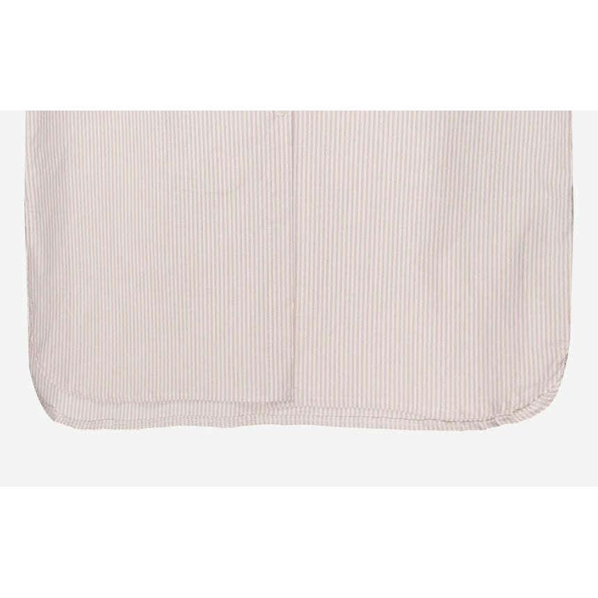 MUMMY.cc:條紋短袖襯衫寬鬆連身裙