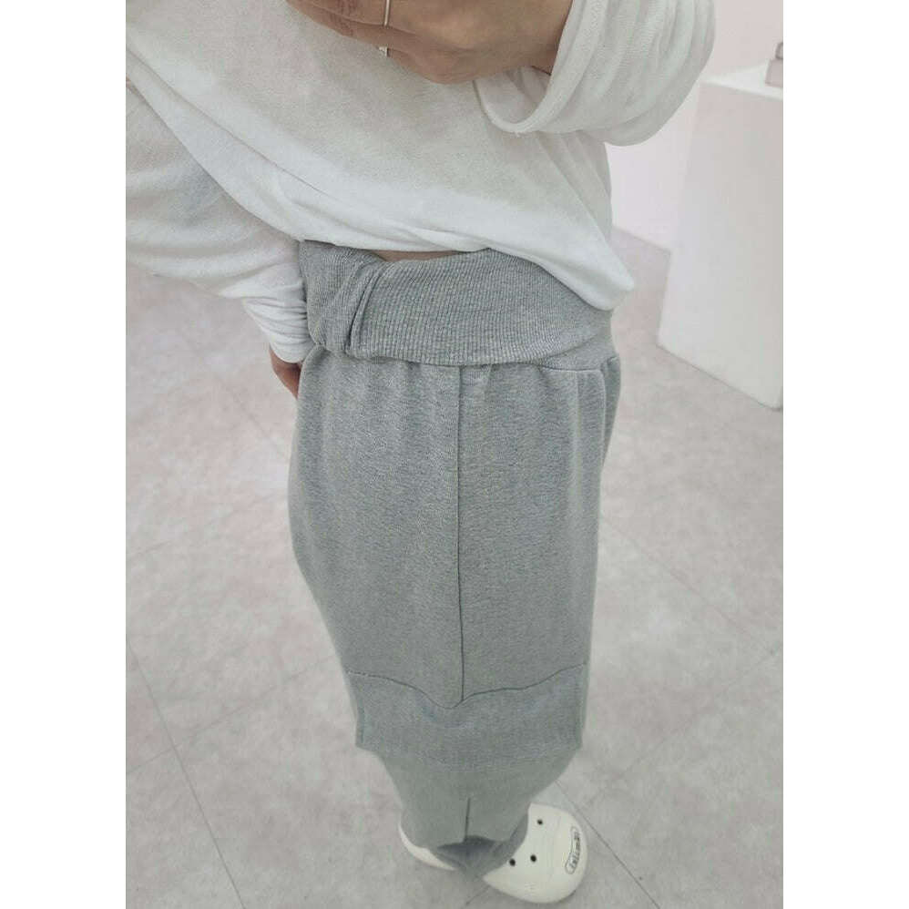 MUMMY.cc:孕婦寬鬆舒適工裝直筒長褲