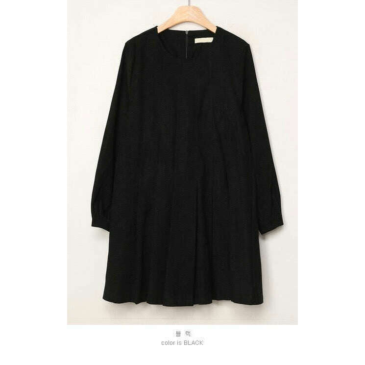 MUMMY.cc:秋冬早中期高腰壓褶連身短裙