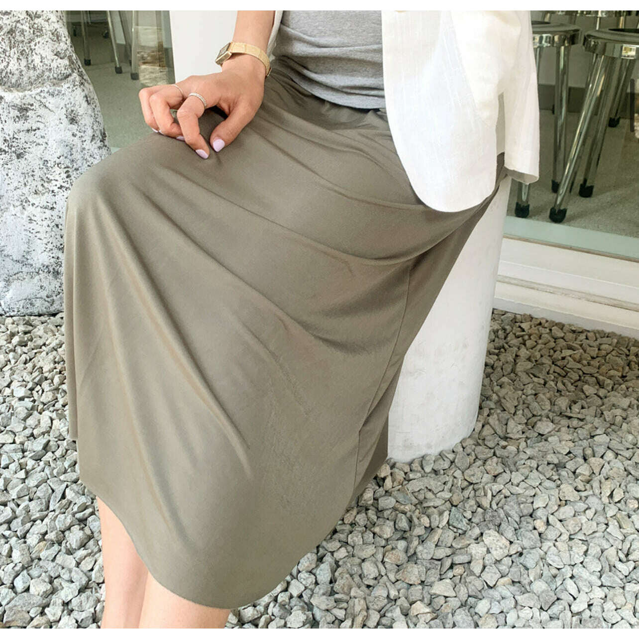 MUMMY.cc:Maternity cool skirt