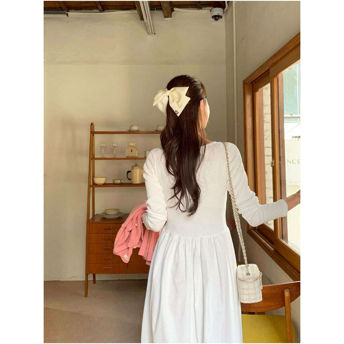 MUMMY.cc:秋季孕婦心領百搭連身裙
