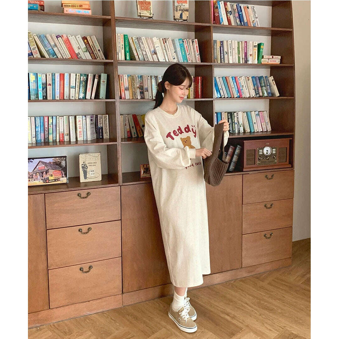 MUMMY.cc:Teddy印花圖案連身裙