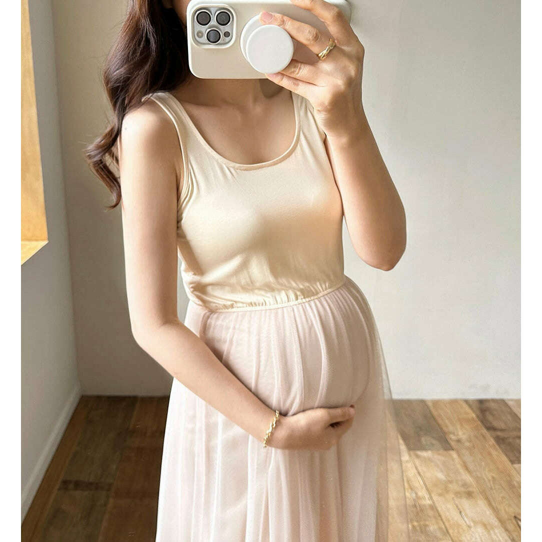 MUMMY.cc:孕婦百搭背心紗裙