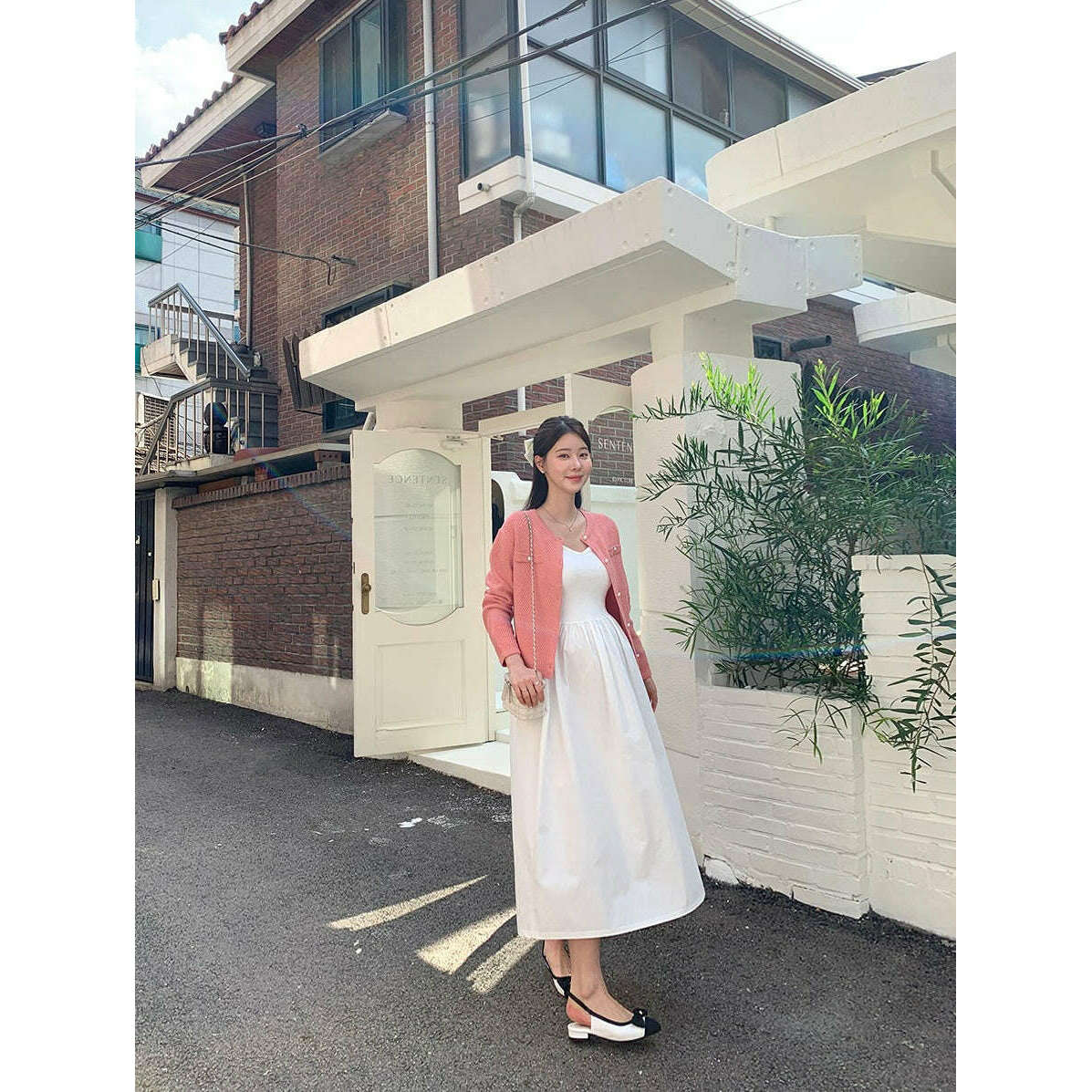 MUMMY.cc:秋季孕婦心領百搭連身裙