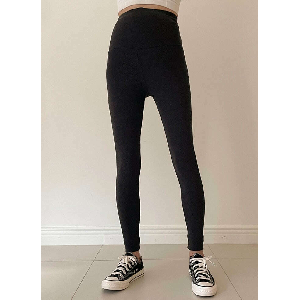 MUMMY.cc:秋冬厚棉拉絨多色孕婦打底legging