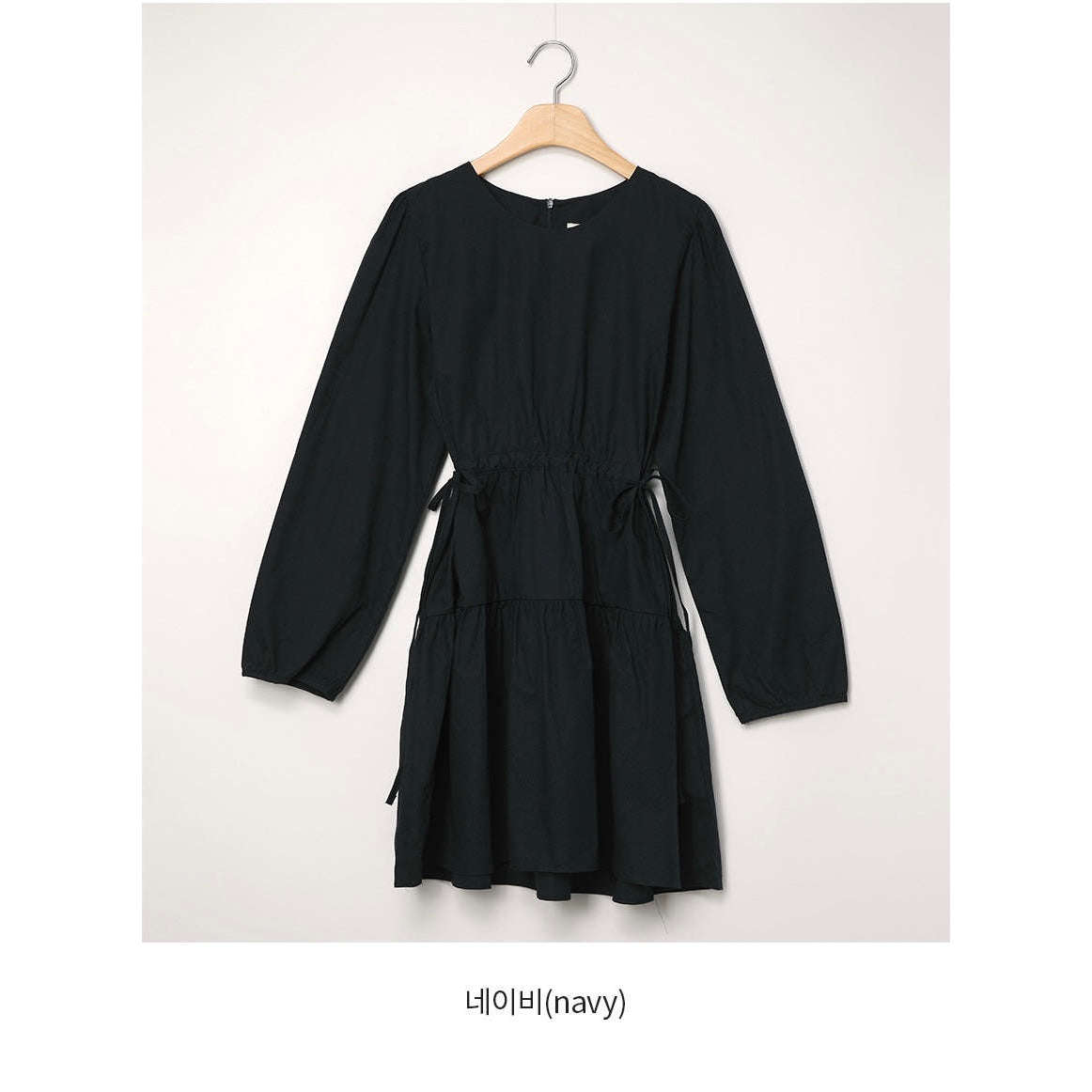 MUMMY.cc:孕婦長袖側帶連身裙