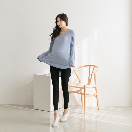 (薄)韓國熱賣孕婦超舒適Pudding Span Legging