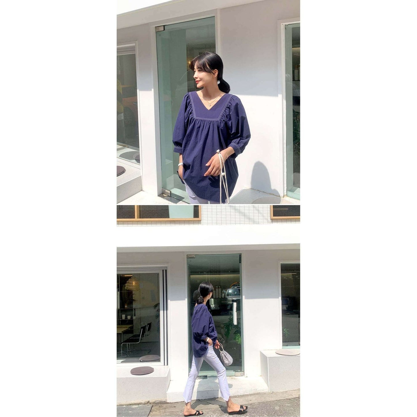 MUMMY.cc:夏季棉質靴型流蘇孕婦褲