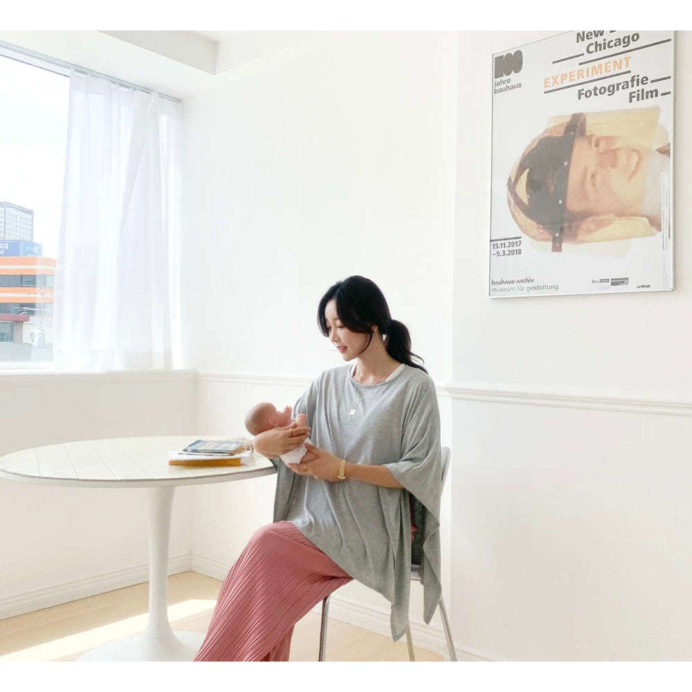 韓國製柔軟外出哺乳披肩