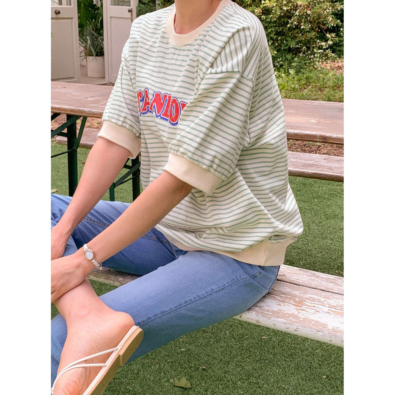 MUMMY.cc:夏季輕盈舒適直筒孕婦牛仔褲