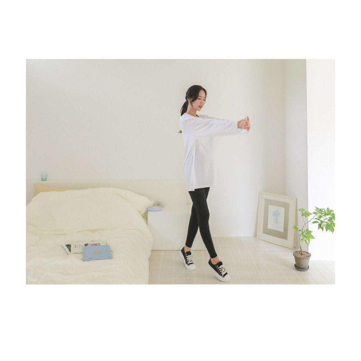 孕婦10分長瑜伽運動褲Creora active legging wear