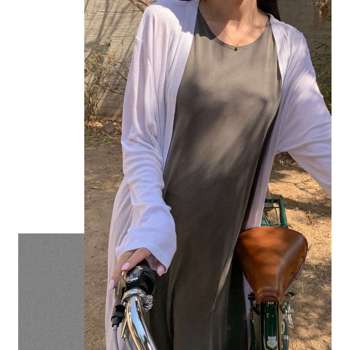 孕婦莫代爾背心連身裙