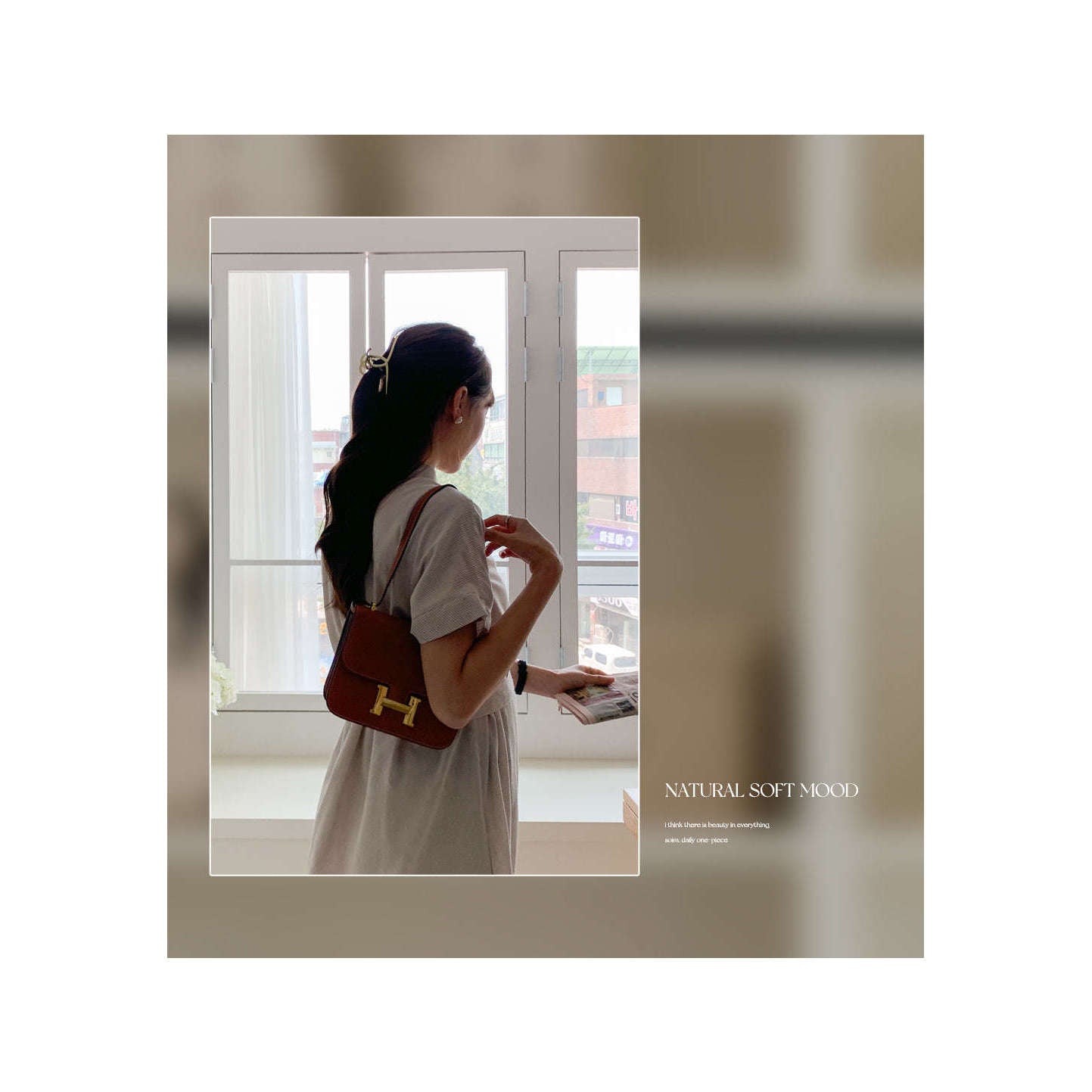 MUMMY.cc:涼爽條紋襯衫腰帶連身裙