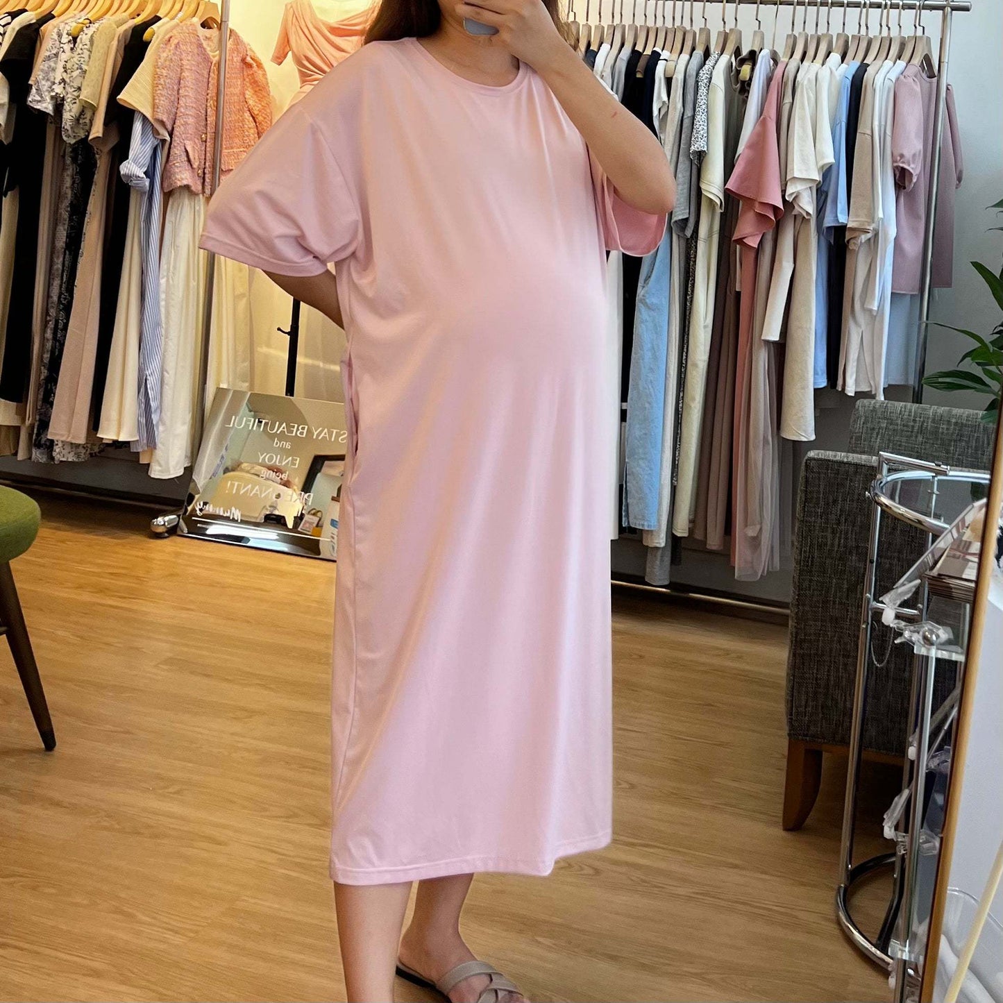 MUMMY.cc:冰感日常舒適彈性連身裙