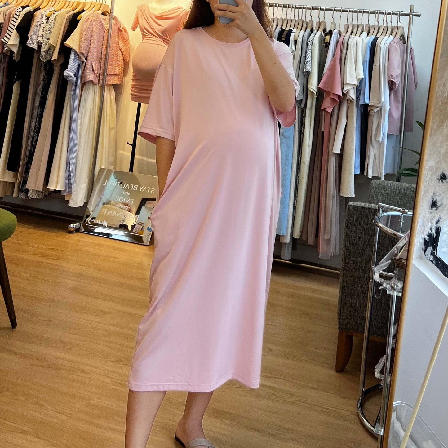 MUMMY.cc:冰感日常舒適彈性連身裙