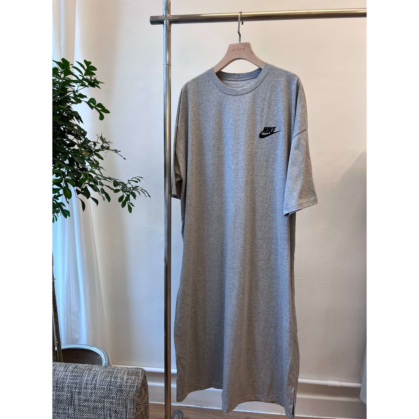 寬鬆刺繡Nike休閒Tee裙