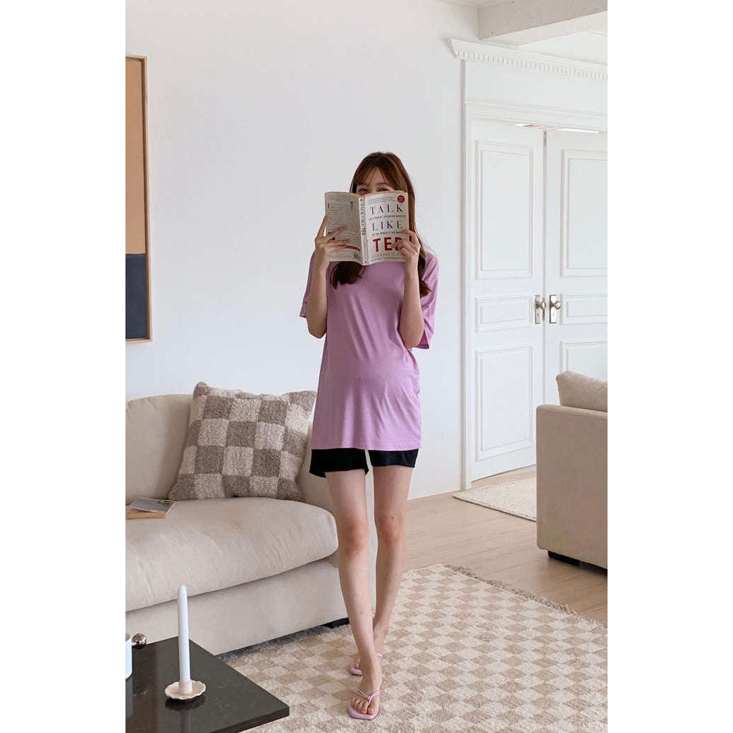孕婦彈性舒適休閒棉短褲