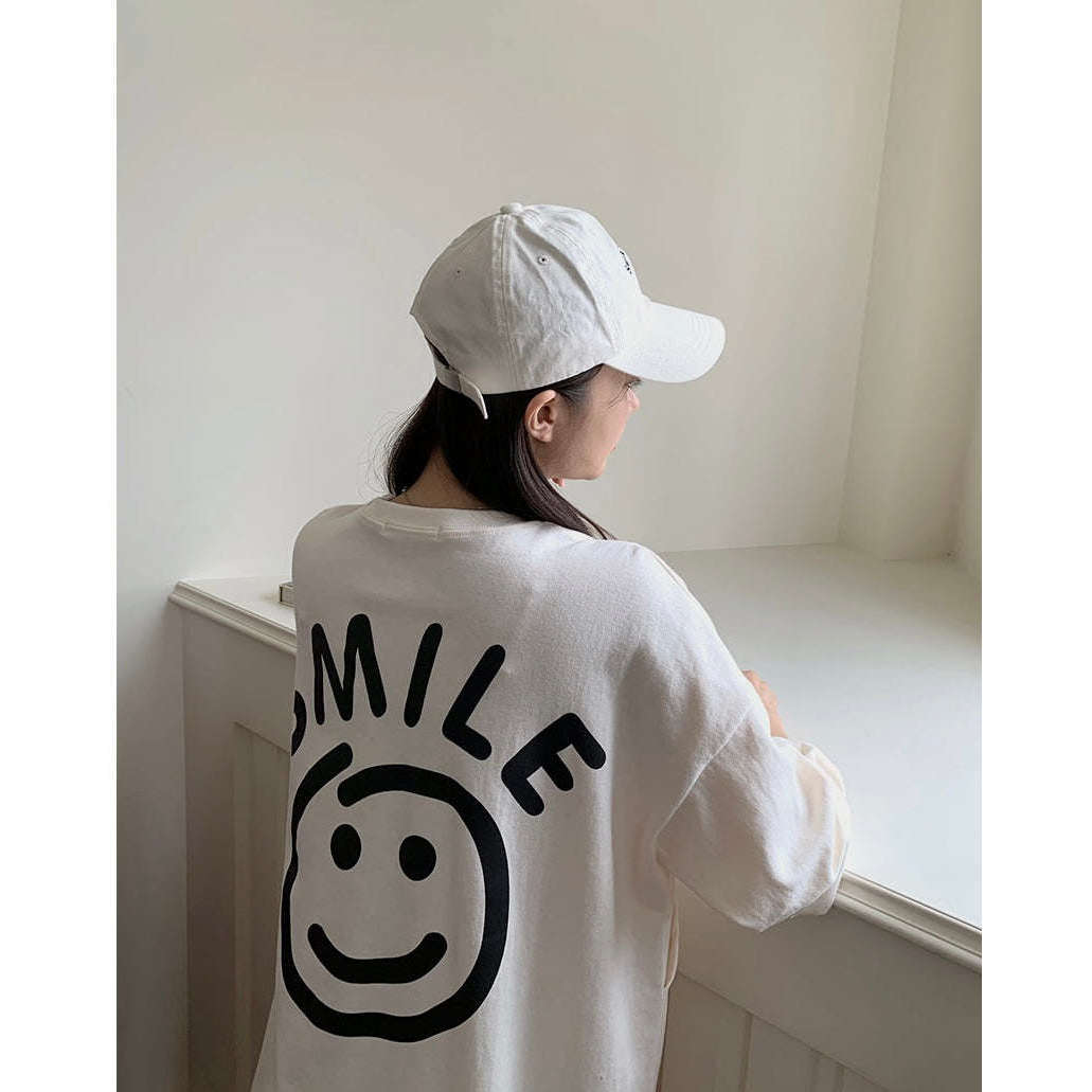 MUMMY.cc:長袖側開哺乳印圖連身裙