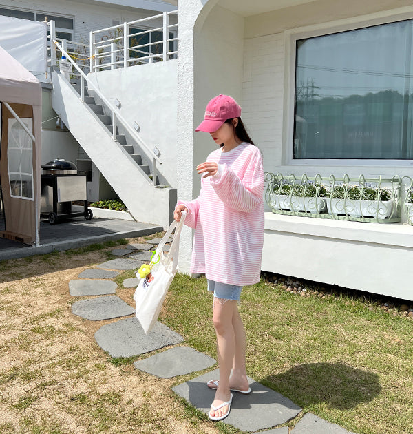 簡約流蘇4分長孕婦牛仔褲