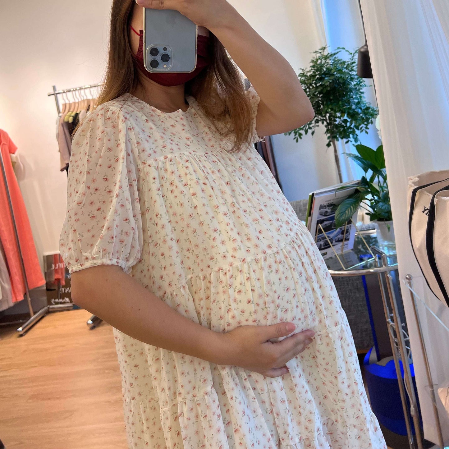 MUMMY.cc:Sweet layered floral mini one-piece