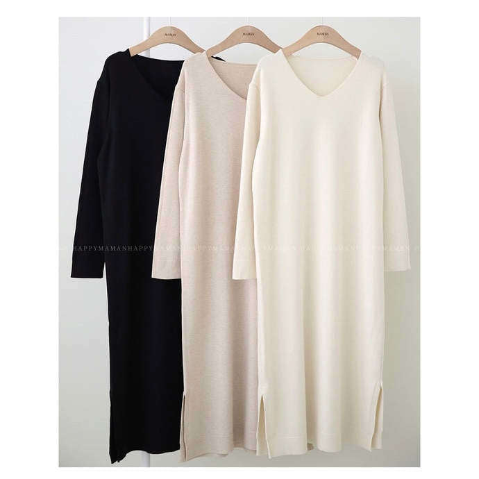 MUMMY.cc:Stella soft v-neck knit ops