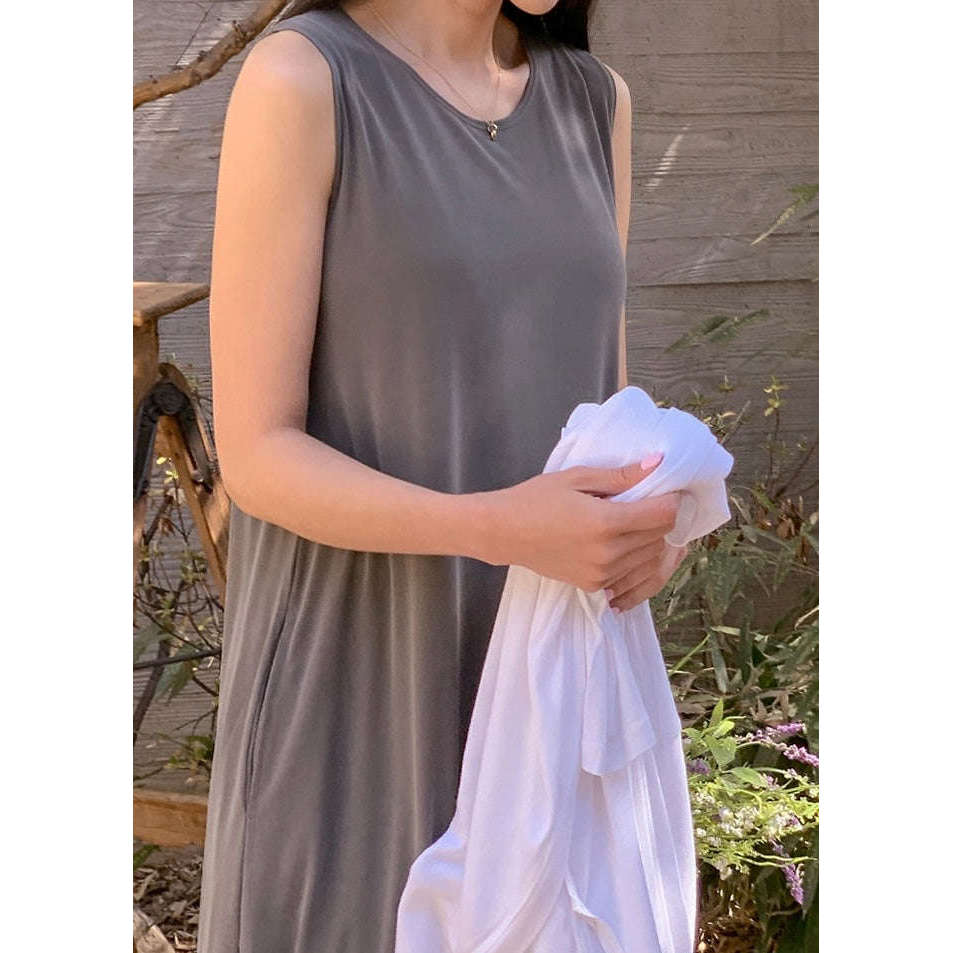 孕婦莫代爾背心連身裙