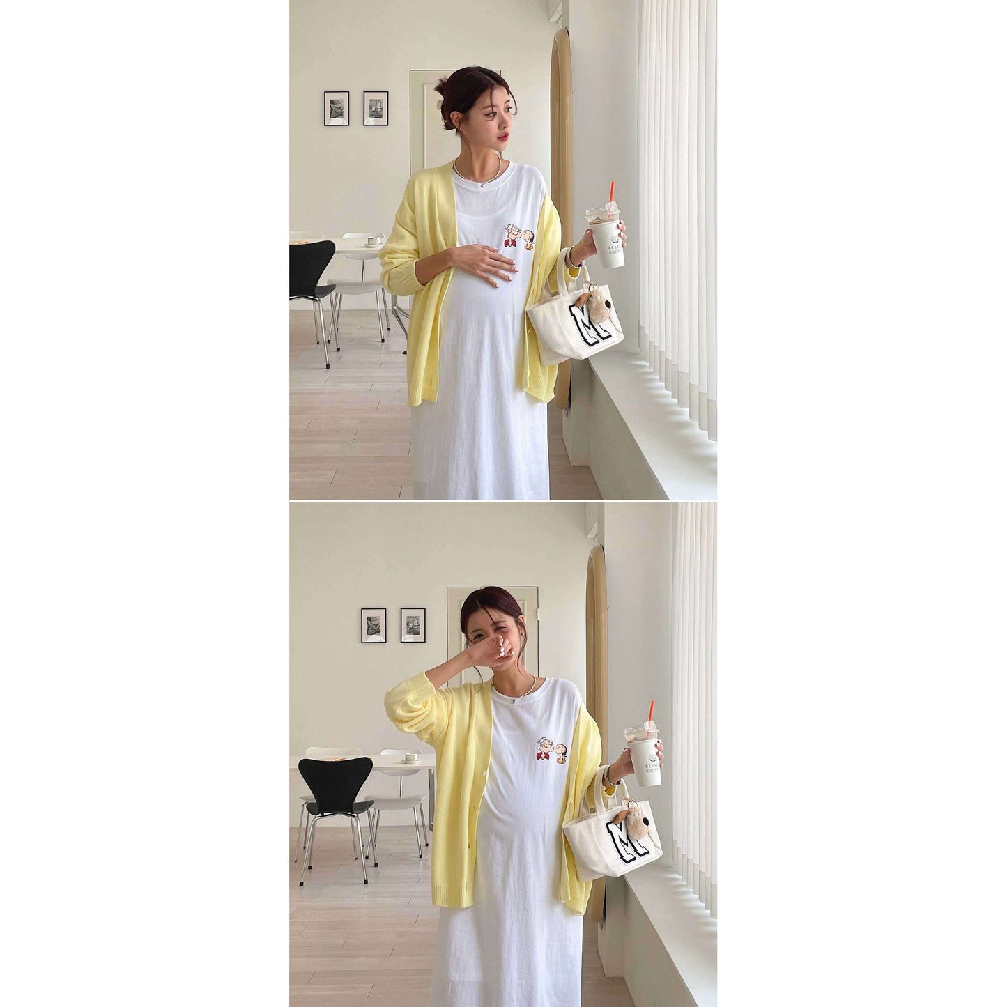 MUMMY.cc:夏季純棉短袖T恤長裙